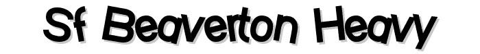 SF Beaverton Heavy font